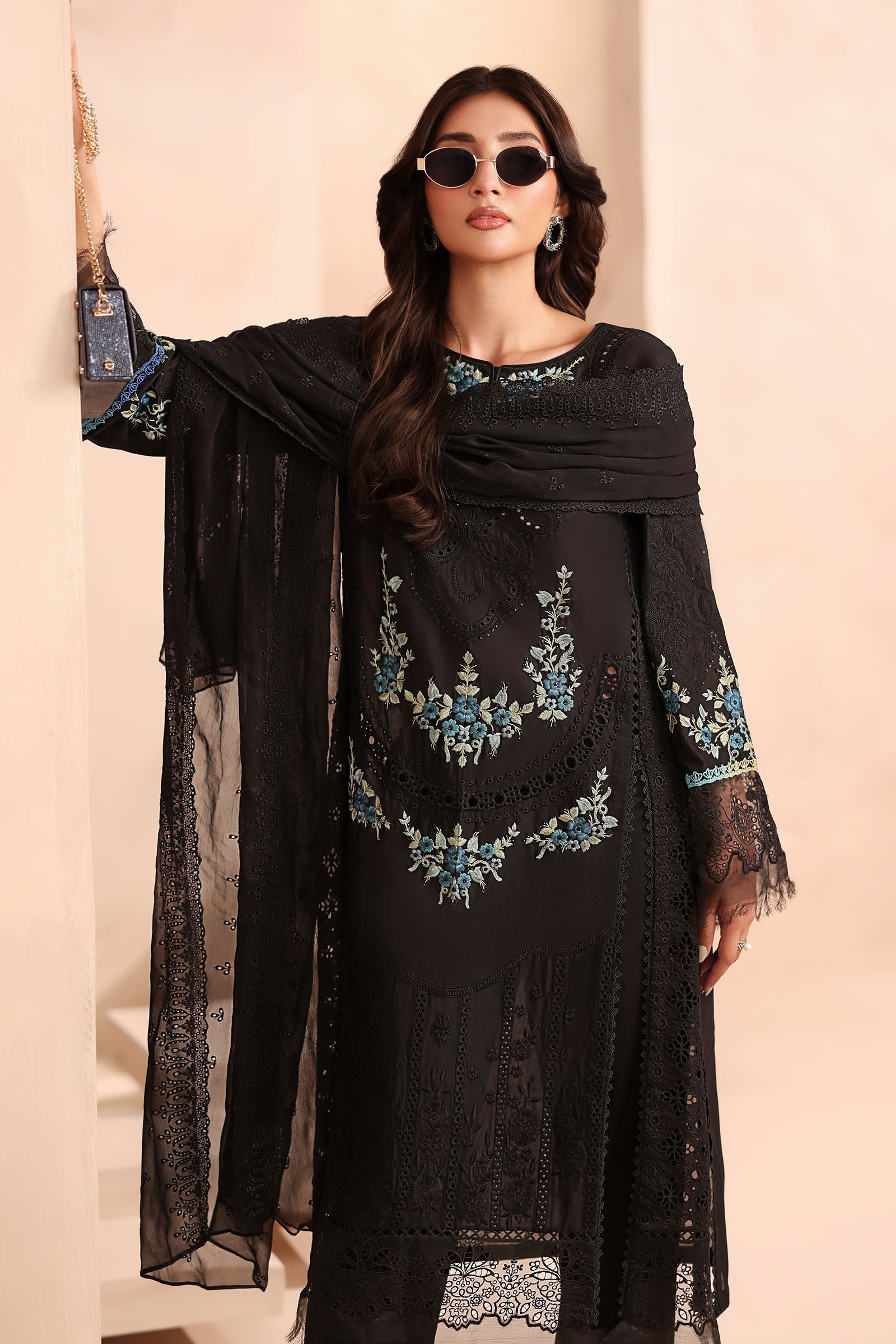 Maria B | Luxury Winter Pret 25 | DW-MN25-08-Black