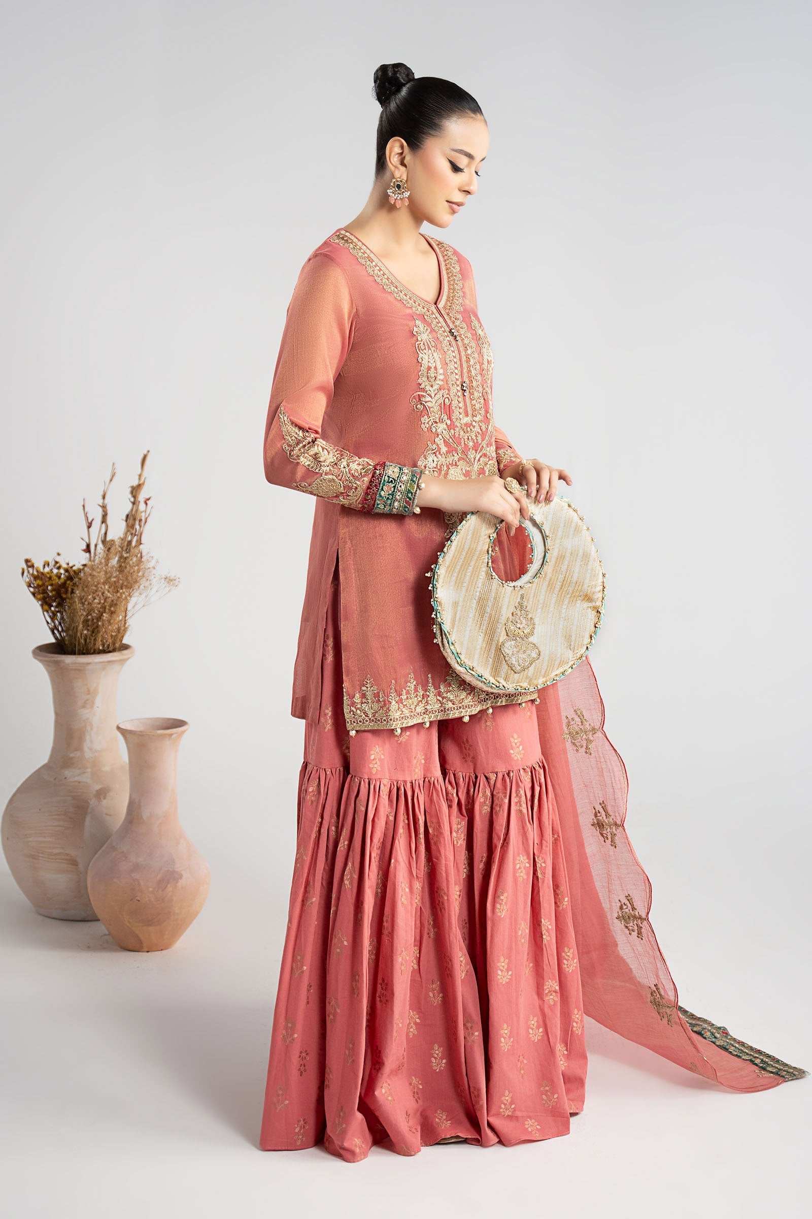 Maria B | Pre Fall Dresses | 3 Piece Embroidered Masoori Suit ZD