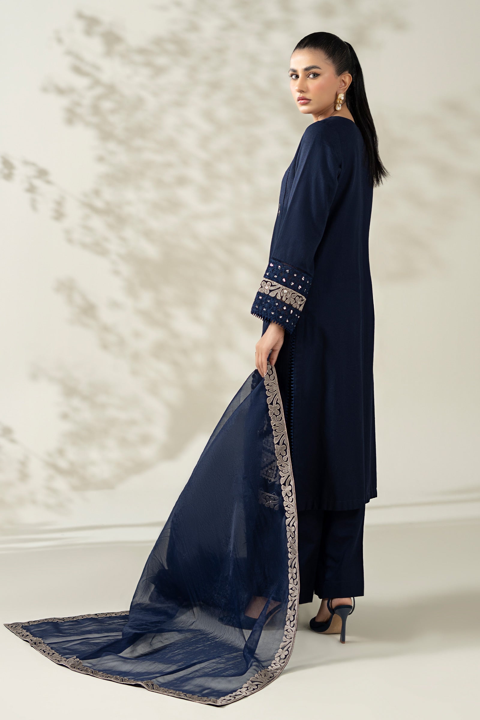 Maria B | Luxury Winter Pret 25 | DW-W25-54-Blue