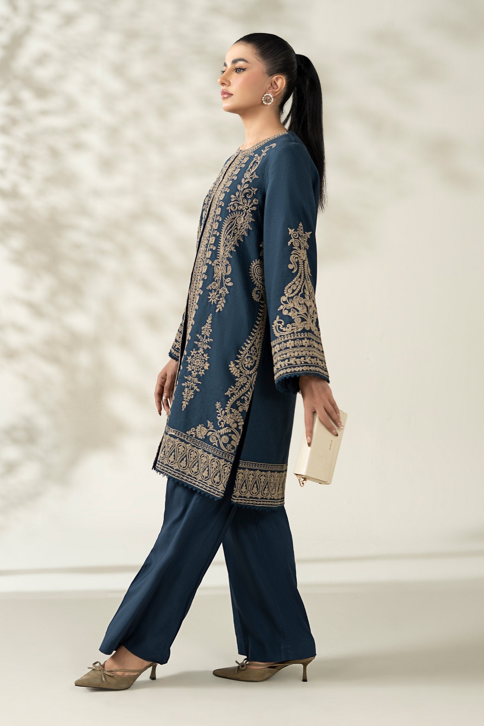 Maria B | Luxury Winter Pret 25 | DW-W25-58-Blue