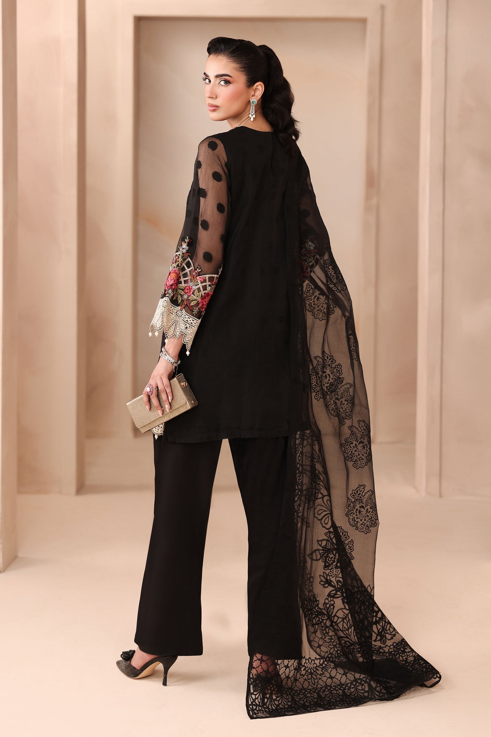 Maria B | Luxury Winter Pret 25 | DW-MN25-02-Black