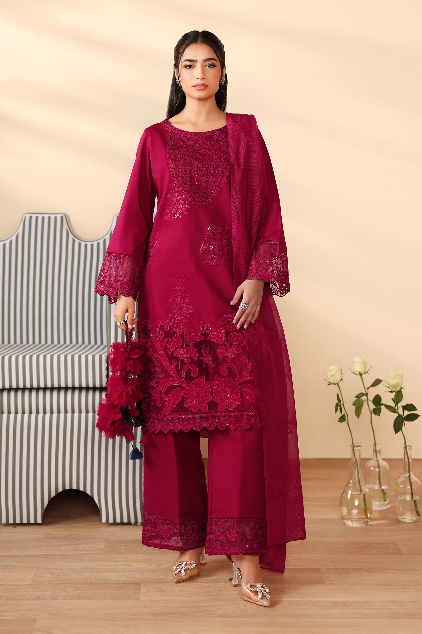 Maria B | Pre Fall 25 | Dobby Suit 12
