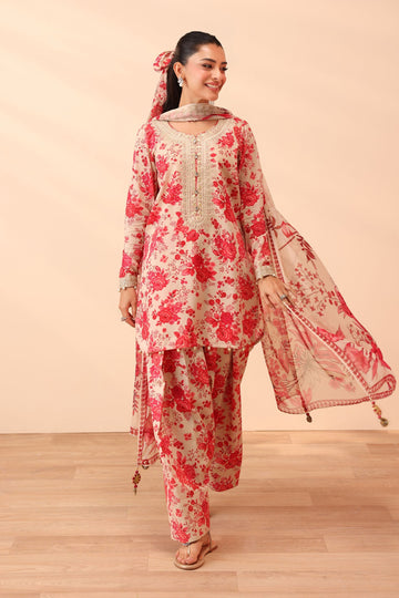 Maria B | Luxury Winter Pret 25 | DW-PF25-63-Pink