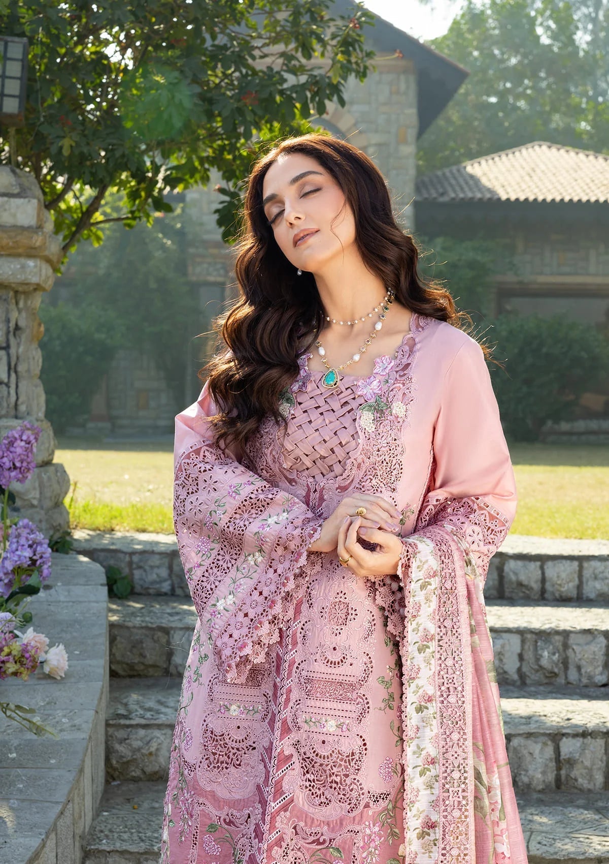 Elaf Premium | Luxury Lawn 26 | ELY-09 ROSEE