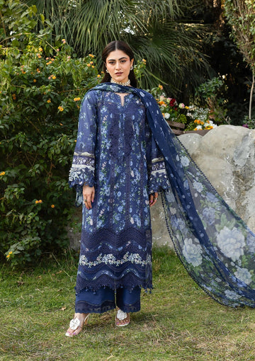 Elaf Premium | Chikankari Prints 26 | ERC-3B NEEL