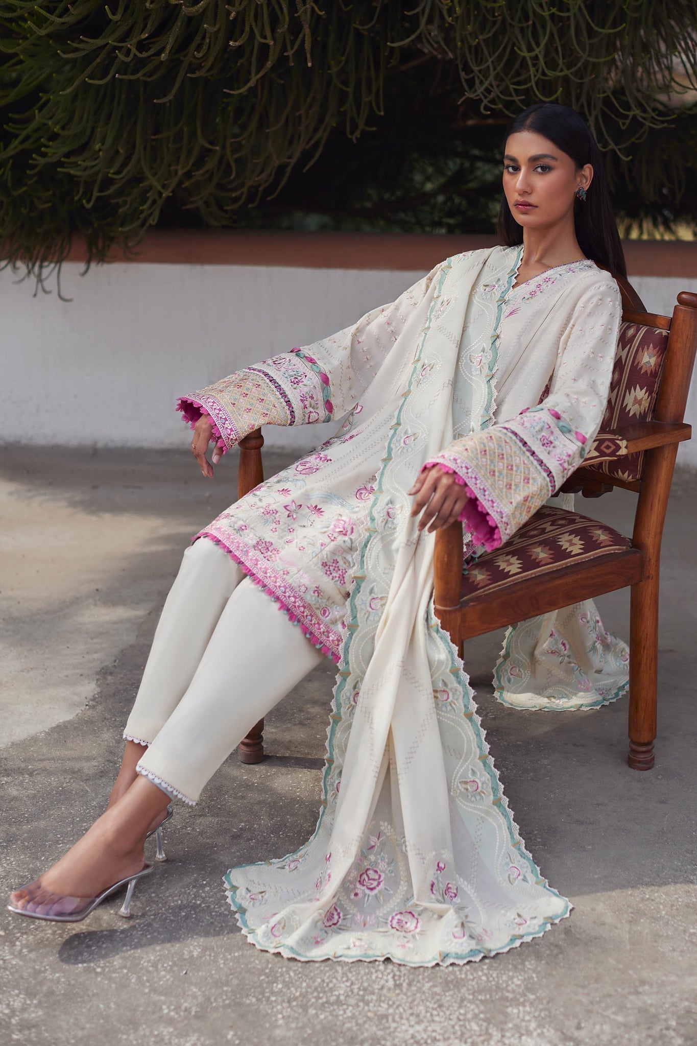 Elan | Lawn24 | AIRA (EL24-10 B) -  Elan Luxury - Original Designer Dress - House of Maryam
