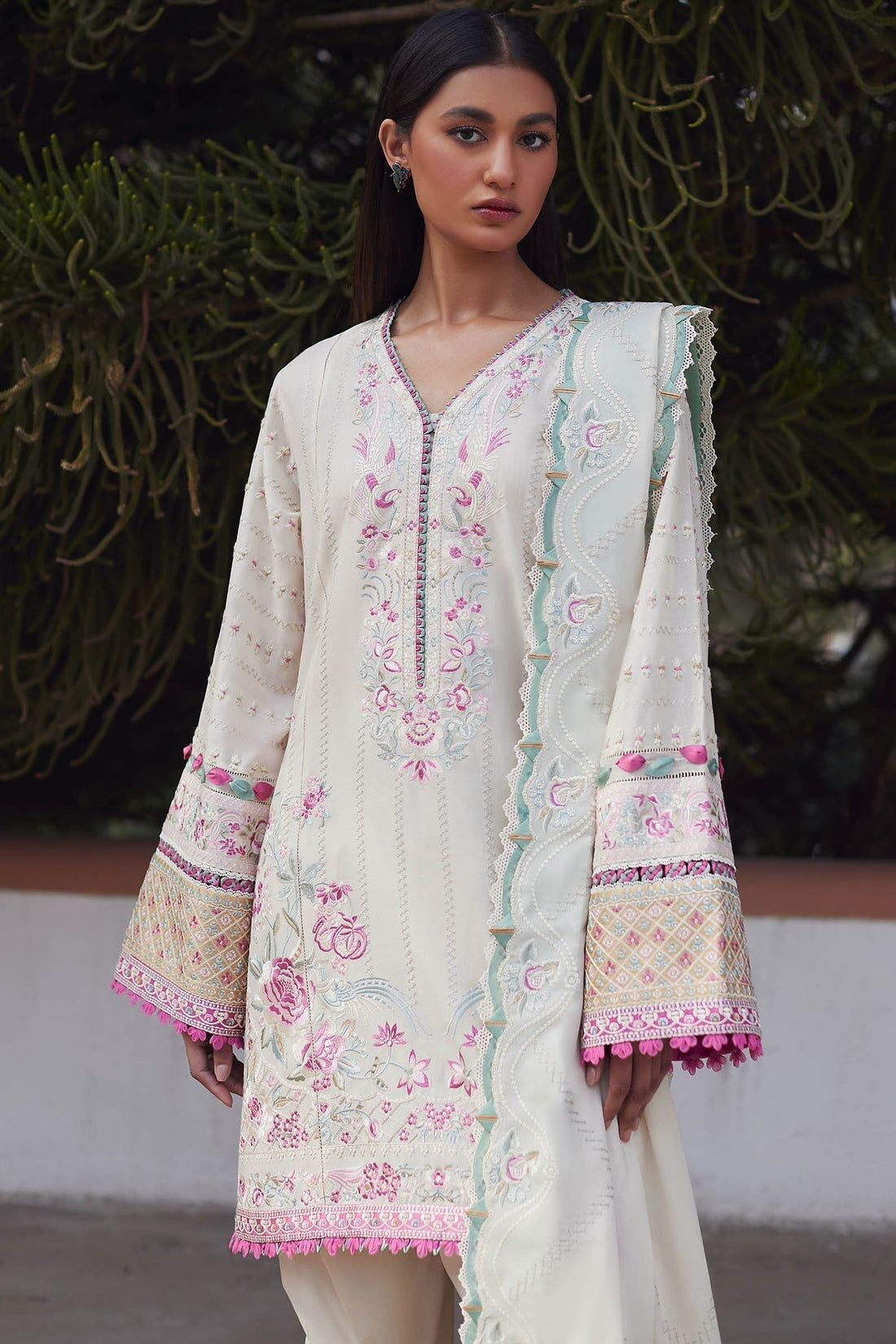 Elan | Lawn24 | AIRA (EL24-10 B) -  Elan Luxury - Original Designer Dress - House of Maryam
