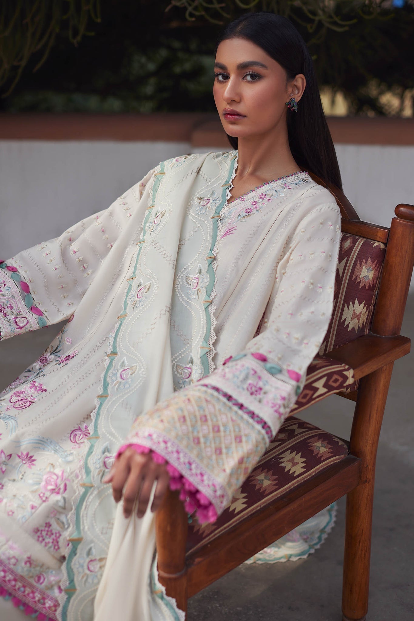 Elan | Lawn24 | AIRA (EL24-10 B) -  Elan Luxury - Original Designer Dress - House of Maryam