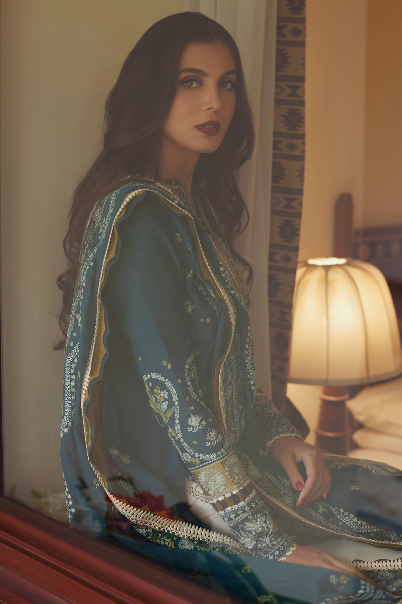 Elan | Lawn24 | MAHROSH (EL24-04 A) -  Elan Luxury - Original Designer Dress - House of Maryam