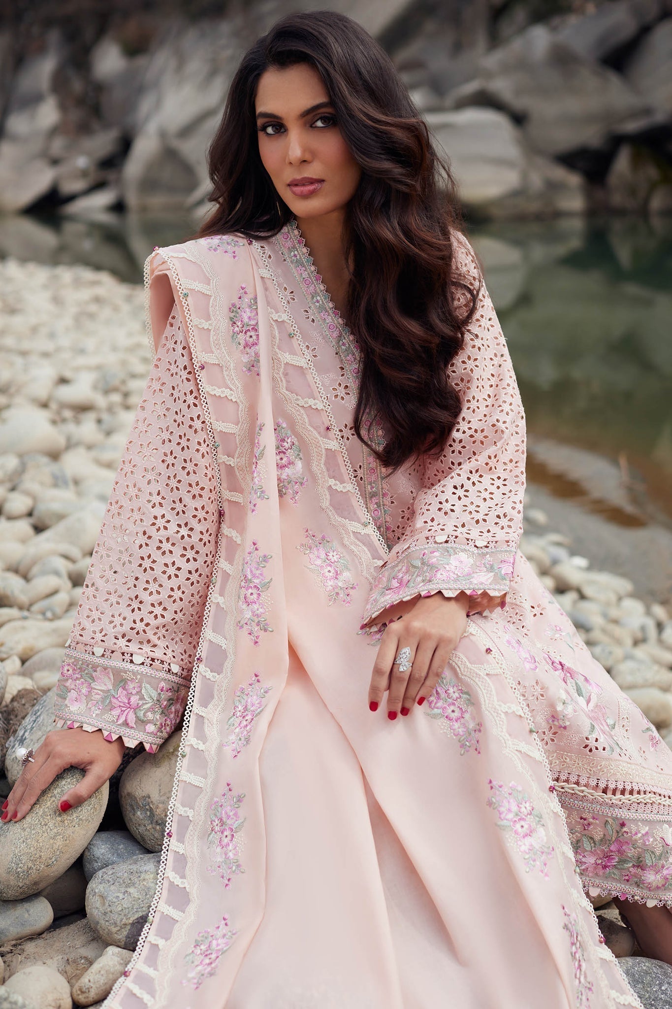 Elan | Lawn24 | AIREEN (EL24-09 A) -  Elan Luxury - Original Designer Dress - House of Maryam