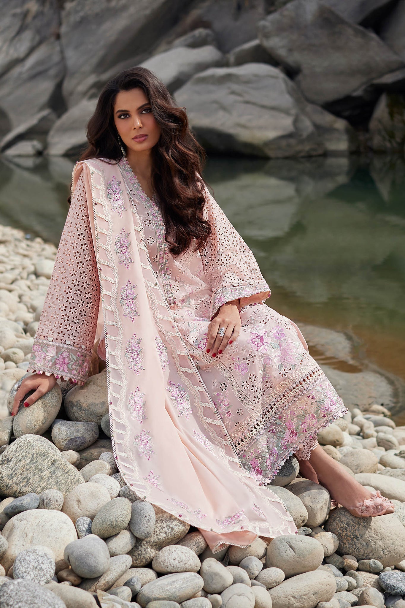 Elan | Lawn24 | AIREEN (EL24-09 A) -  Elan Luxury - Original Designer Dress - House of Maryam