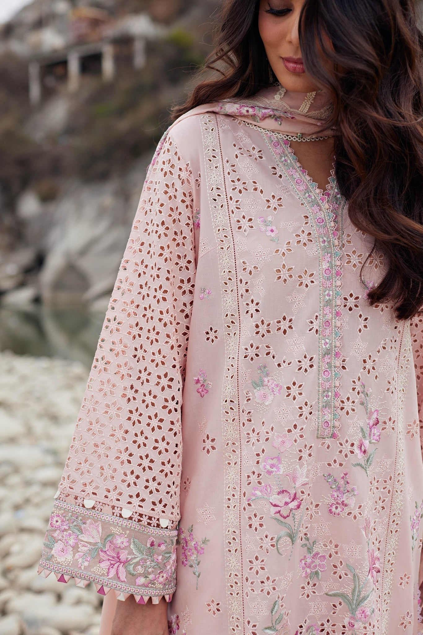 Elan | Lawn24 | AIREEN (EL24-09 A) -  Elan Luxury - Original Designer Dress - House of Maryam
