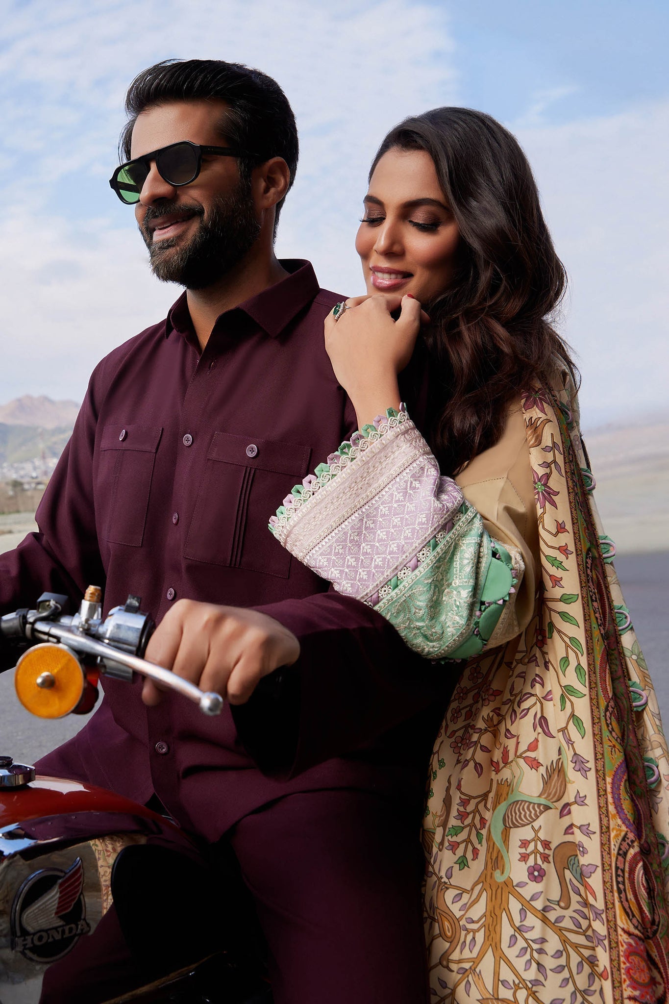 Elan | Lawn24 | SHERINE (EL24-07 B) -  Elan Luxury - Original Designer Dress - House of Maryam
