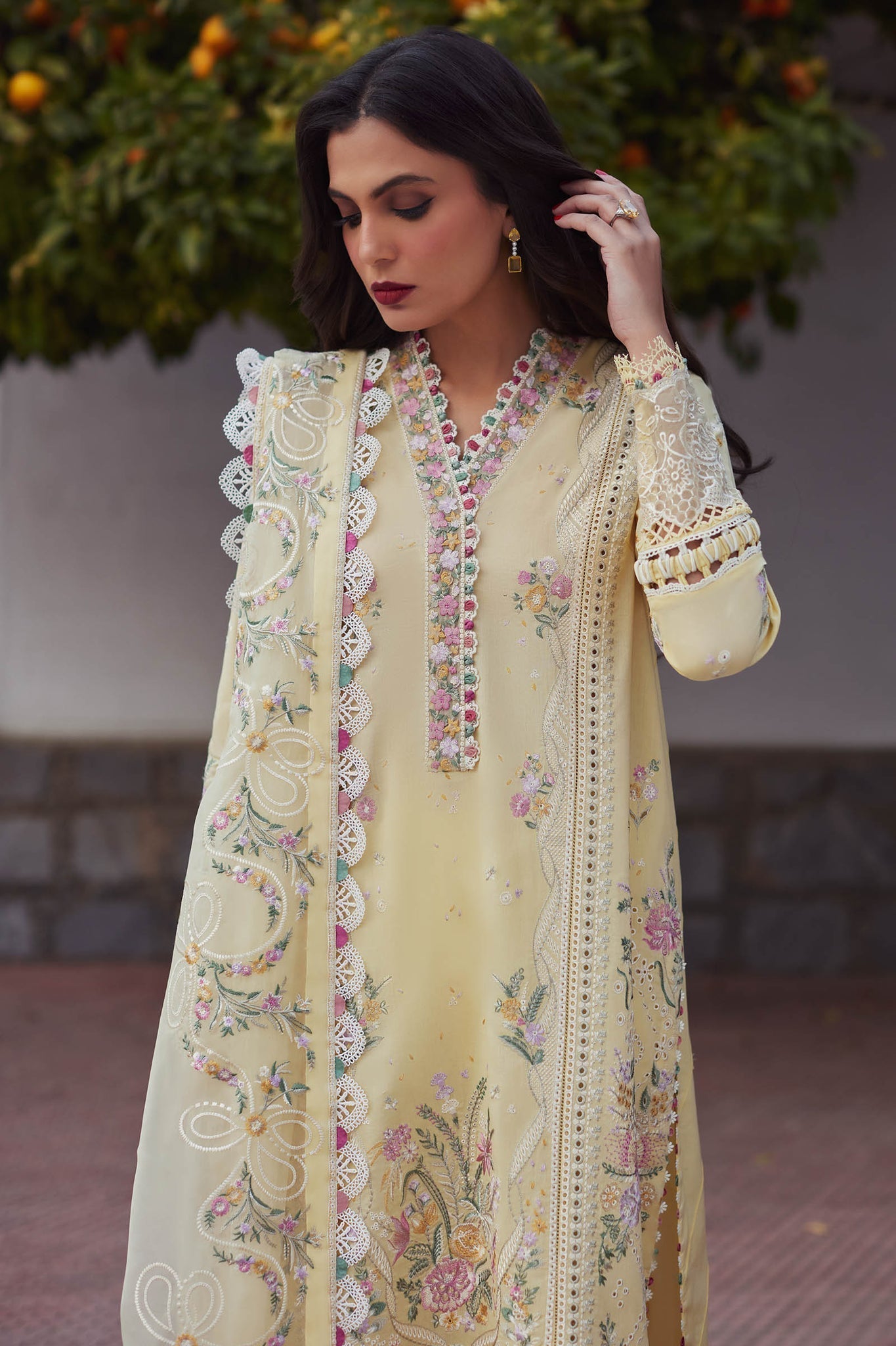 Elan | Lawn24 | ZENEL (EL24-08 B) -  Elan Luxury - Original Designer Dress - House of Maryam