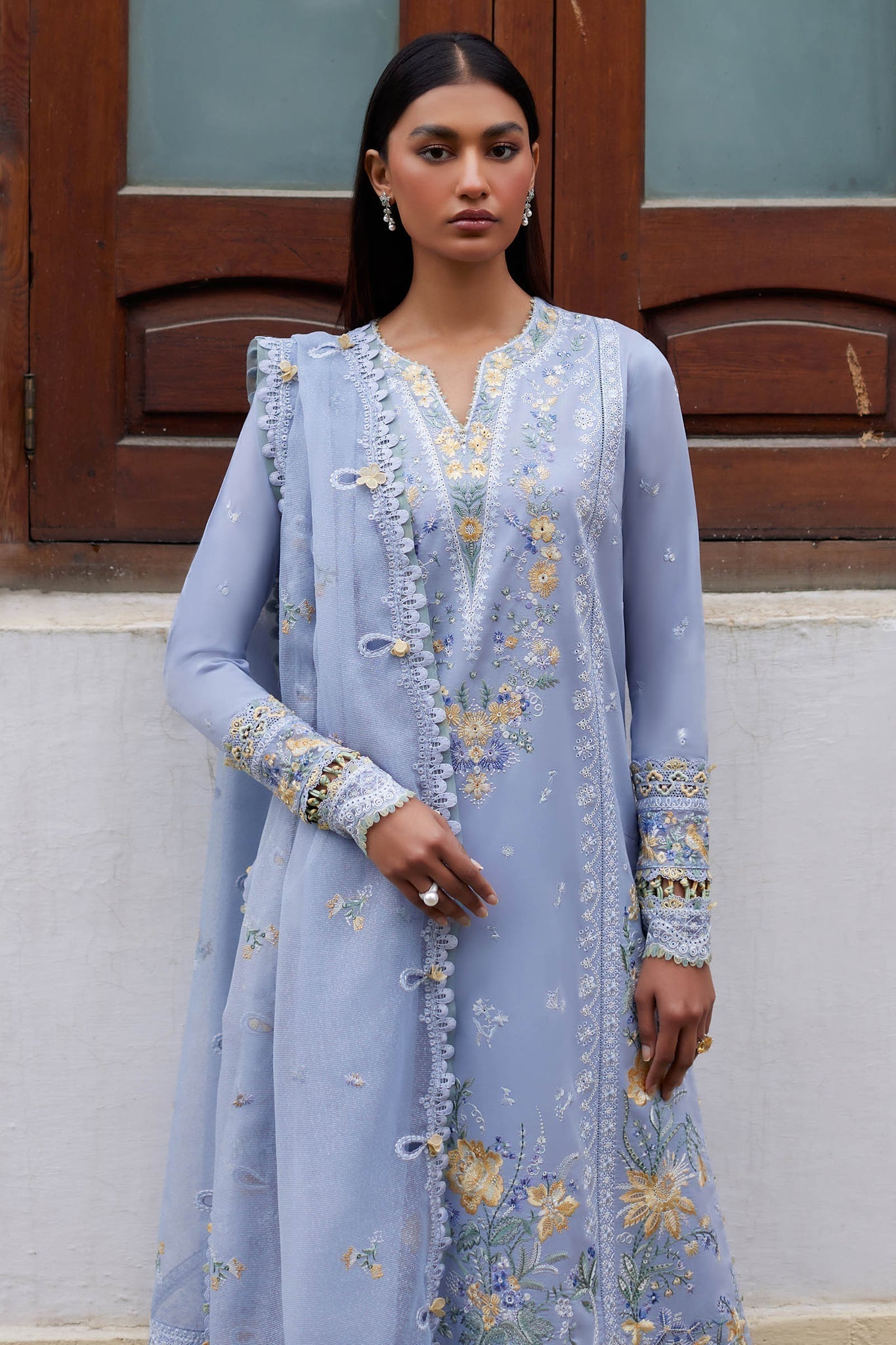 Elan | Lawn24 | MINA (EL24-01 A) -  Elan Luxury - Original Designer Dress - House of Maryam