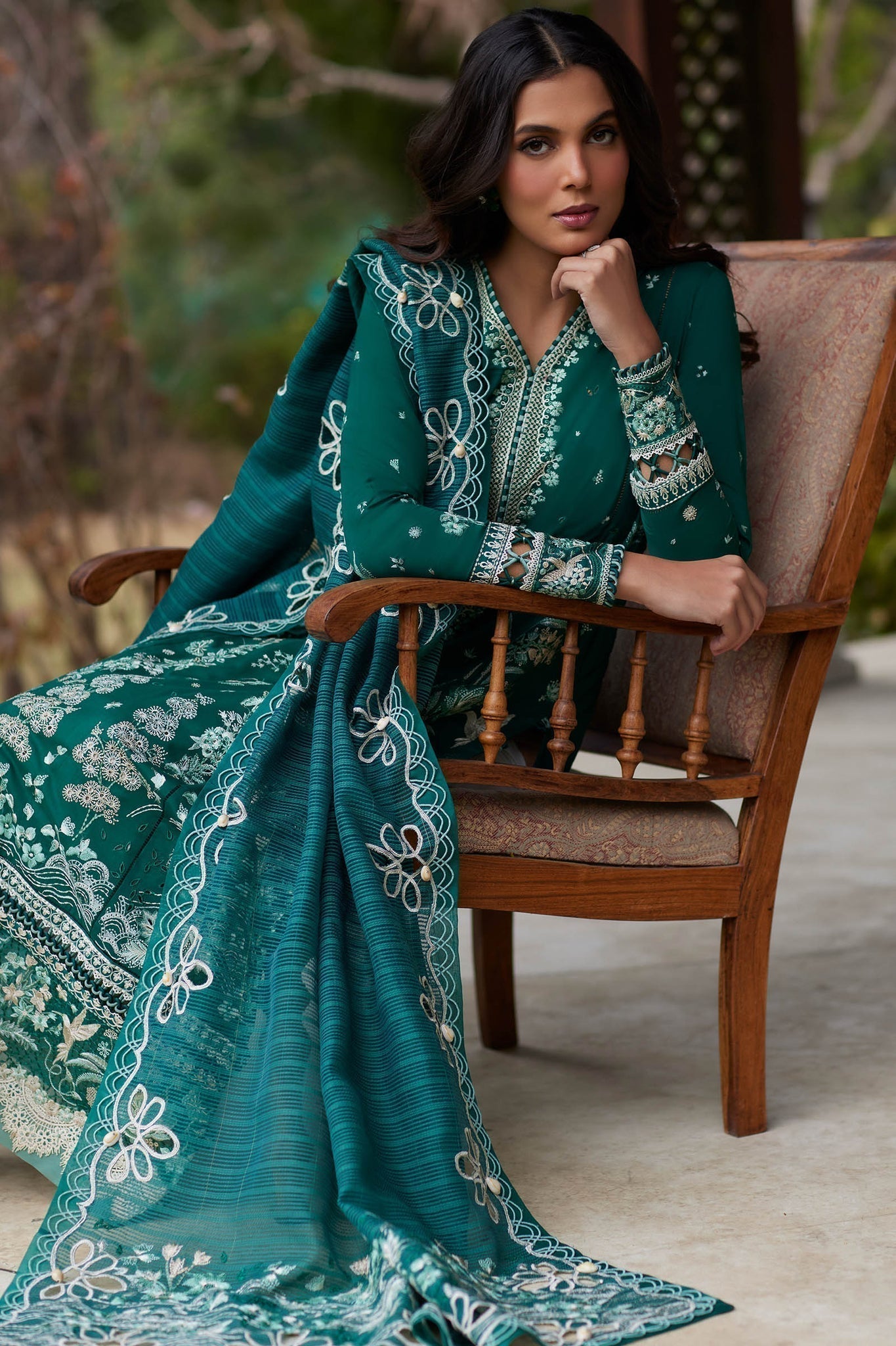 Elan | Lawn24 | NEDINE (EL24-02 A) -  Elan Luxury - Original Designer Dress - House of Maryam