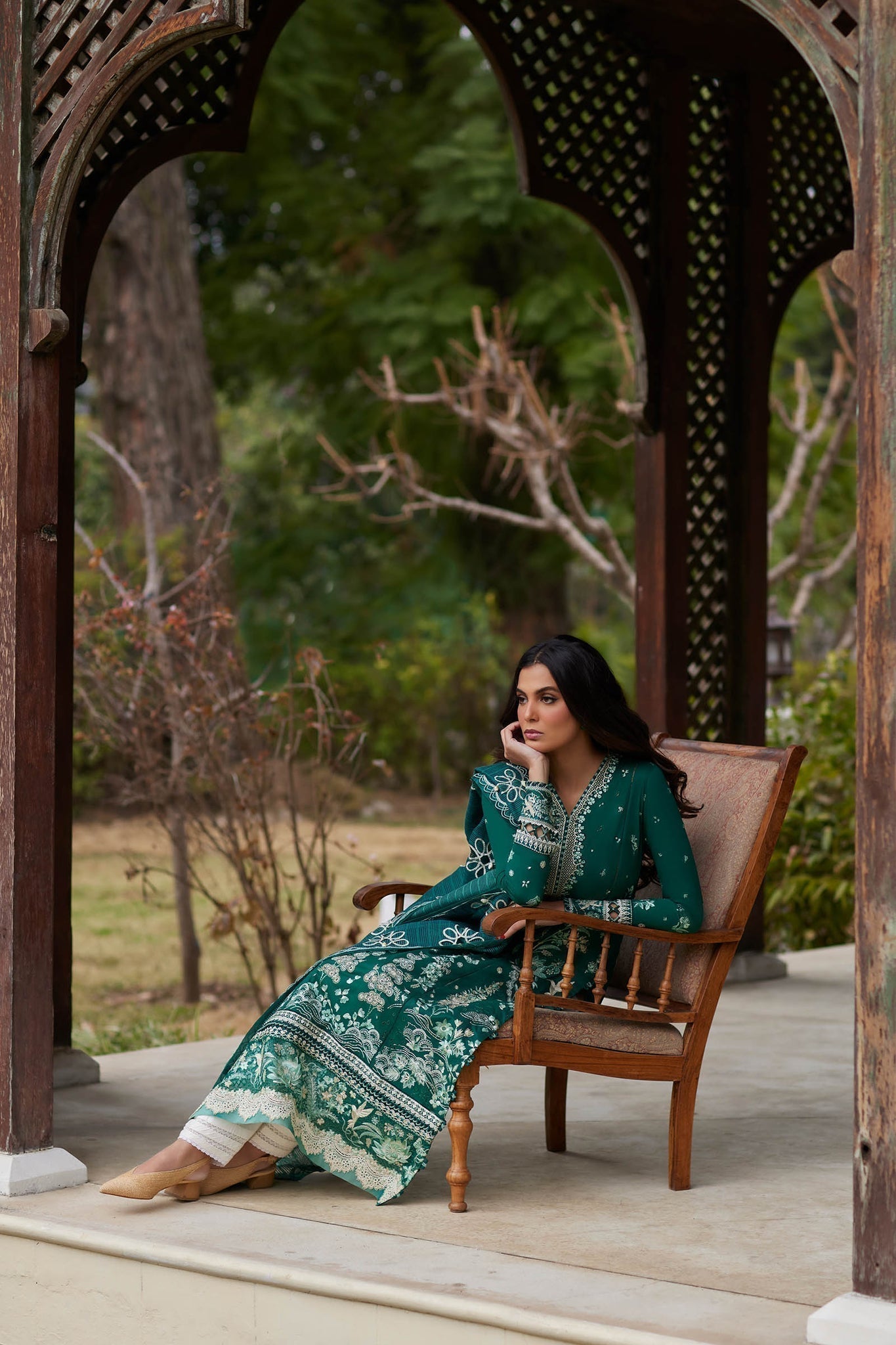 Elan | Lawn24 | NEDINE (EL24-02 A) -  Elan Luxury - Original Designer Dress - House of Maryam