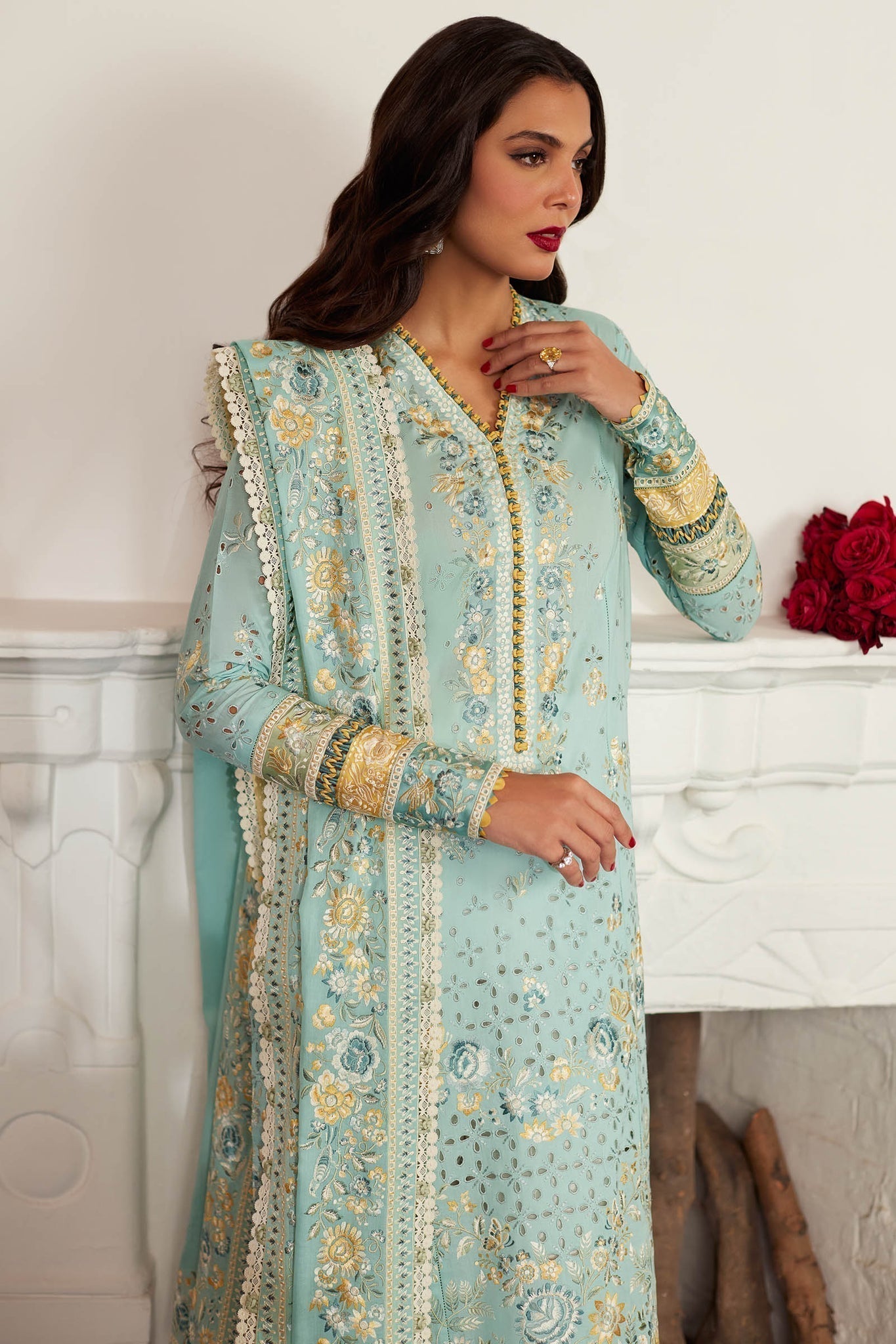 Elan | Lawn24 | IVANA (EL24-06 A) -  Elan Luxury - Original Designer Dress - House of Maryam