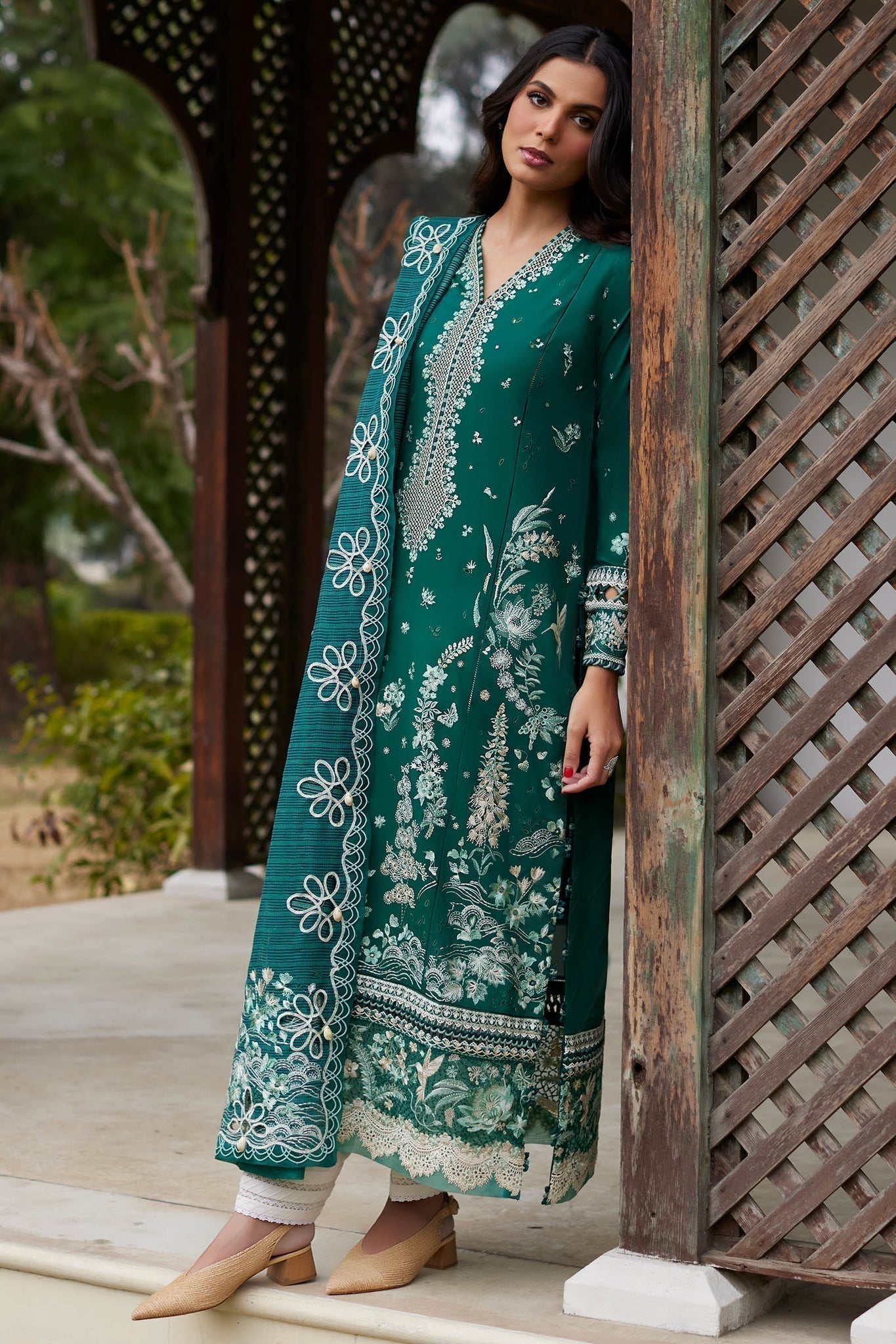 Elan | Lawn24 | NEDINE (EL24-02 A) -  Elan Luxury - Original Designer Dress - House of Maryam