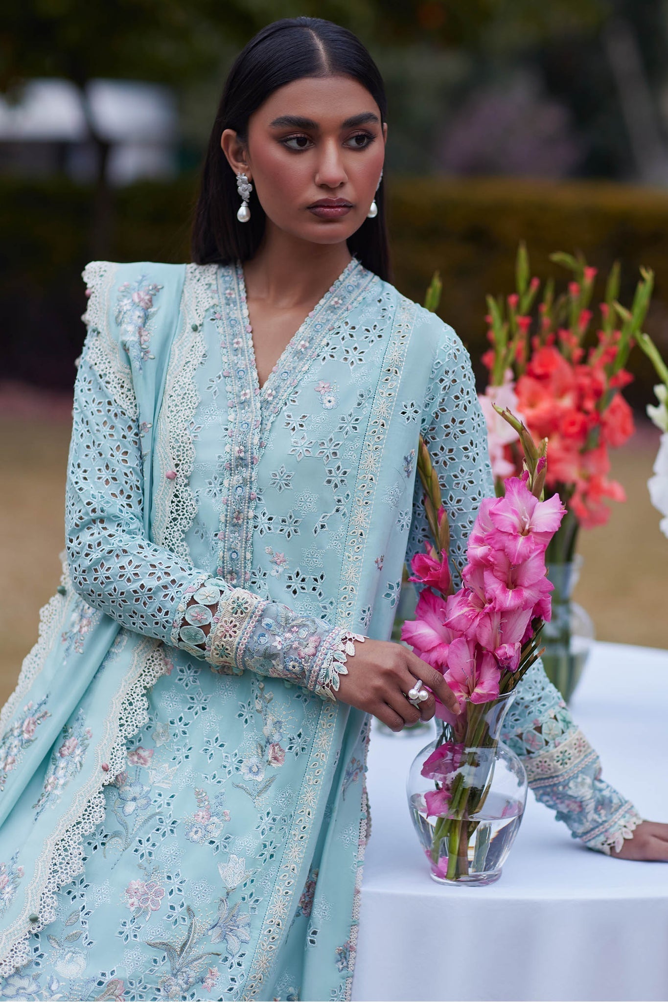 Elan | Lawn24 | AIREEN (EL24-09 B) -  Elan Luxury - Original Designer Dress - House of Maryam