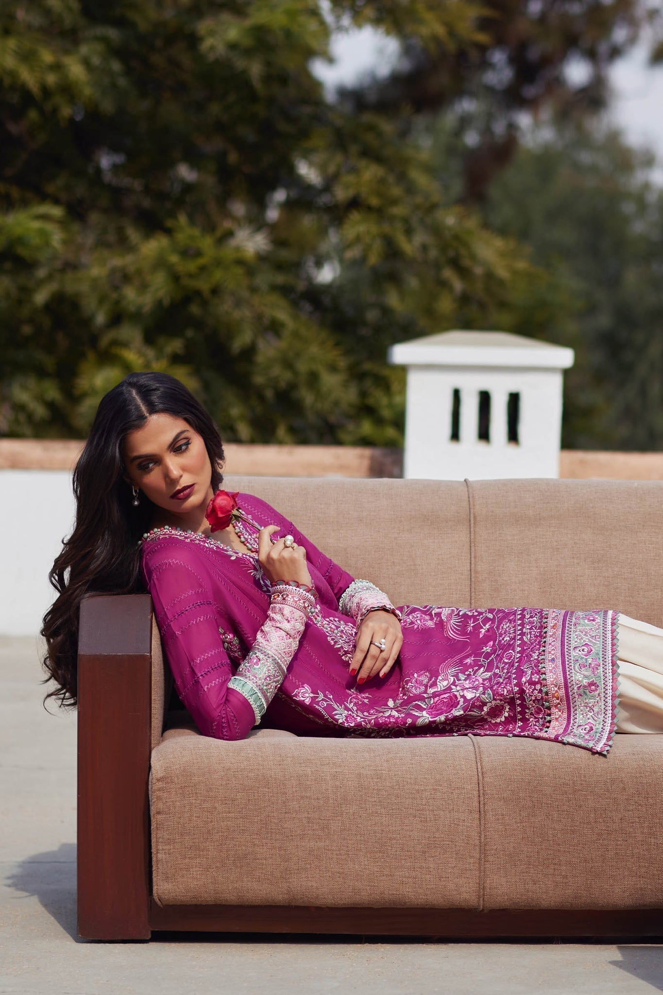 Elan | Lawn24 | AIRA (EL24-10 A) -  Elan Luxury - Original Designer Dress - House of Maryam