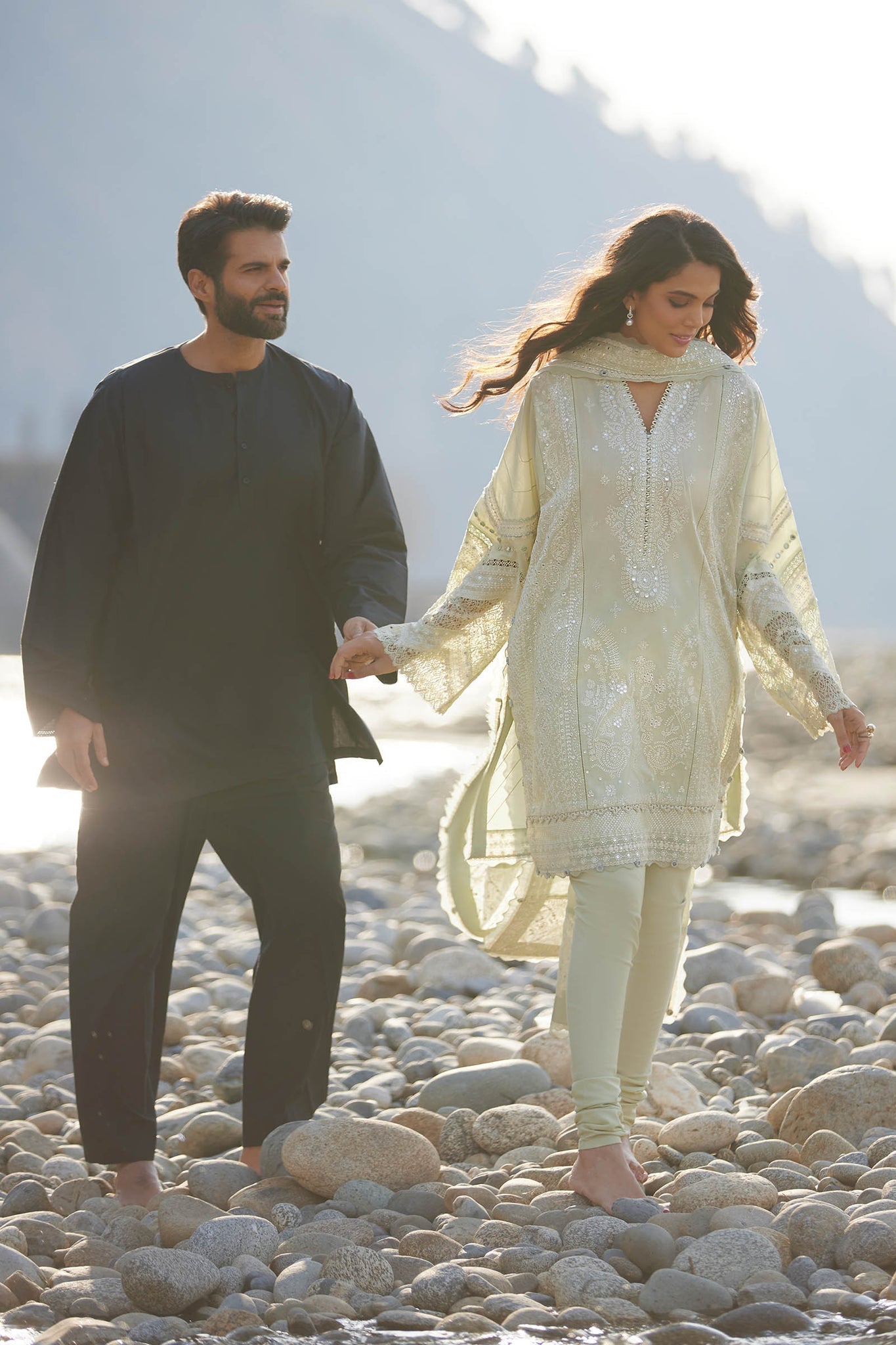 Elan | Lawn24 | ZEINA (EL24-12 A) -  Elan Luxury - Original Designer Dress - House of Maryam