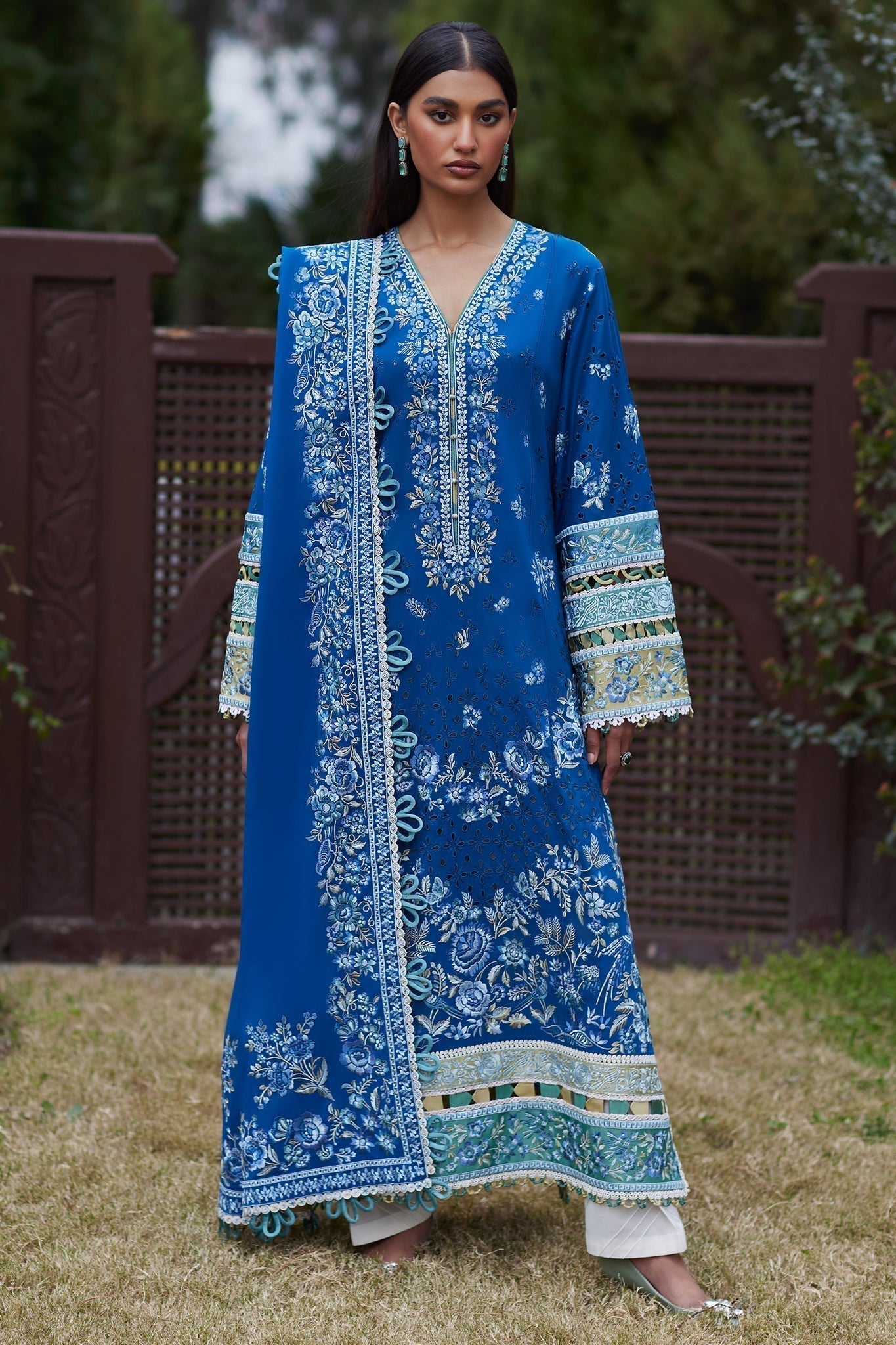 Elan | Lawn24 | IVANA (EL24-06 B) -  Elan Luxury - Original Designer Dress - House of Maryam