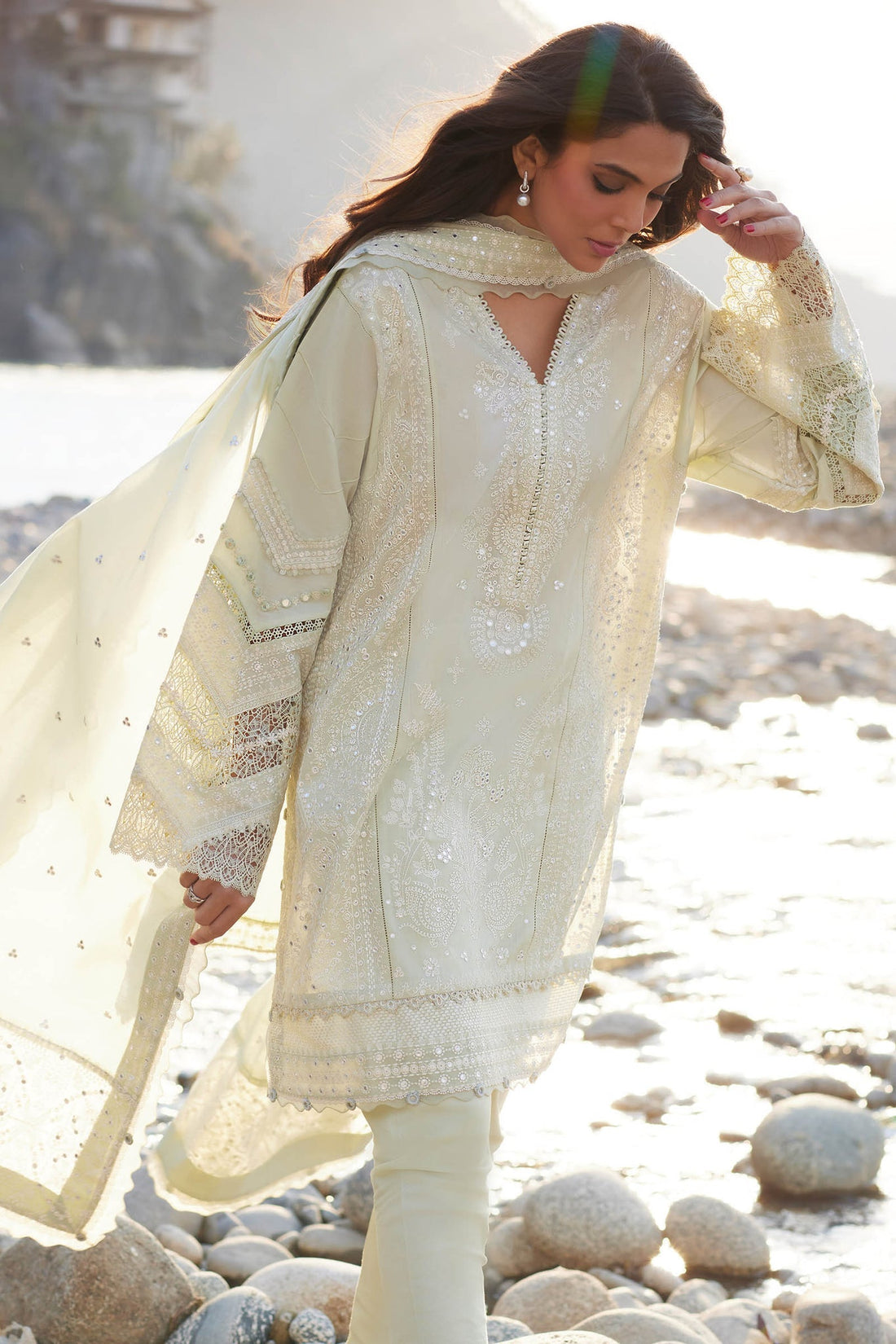 Elan | Lawn24 | ZEINA (EL24-12 A) -  Elan Luxury - Original Designer Dress - House of Maryam