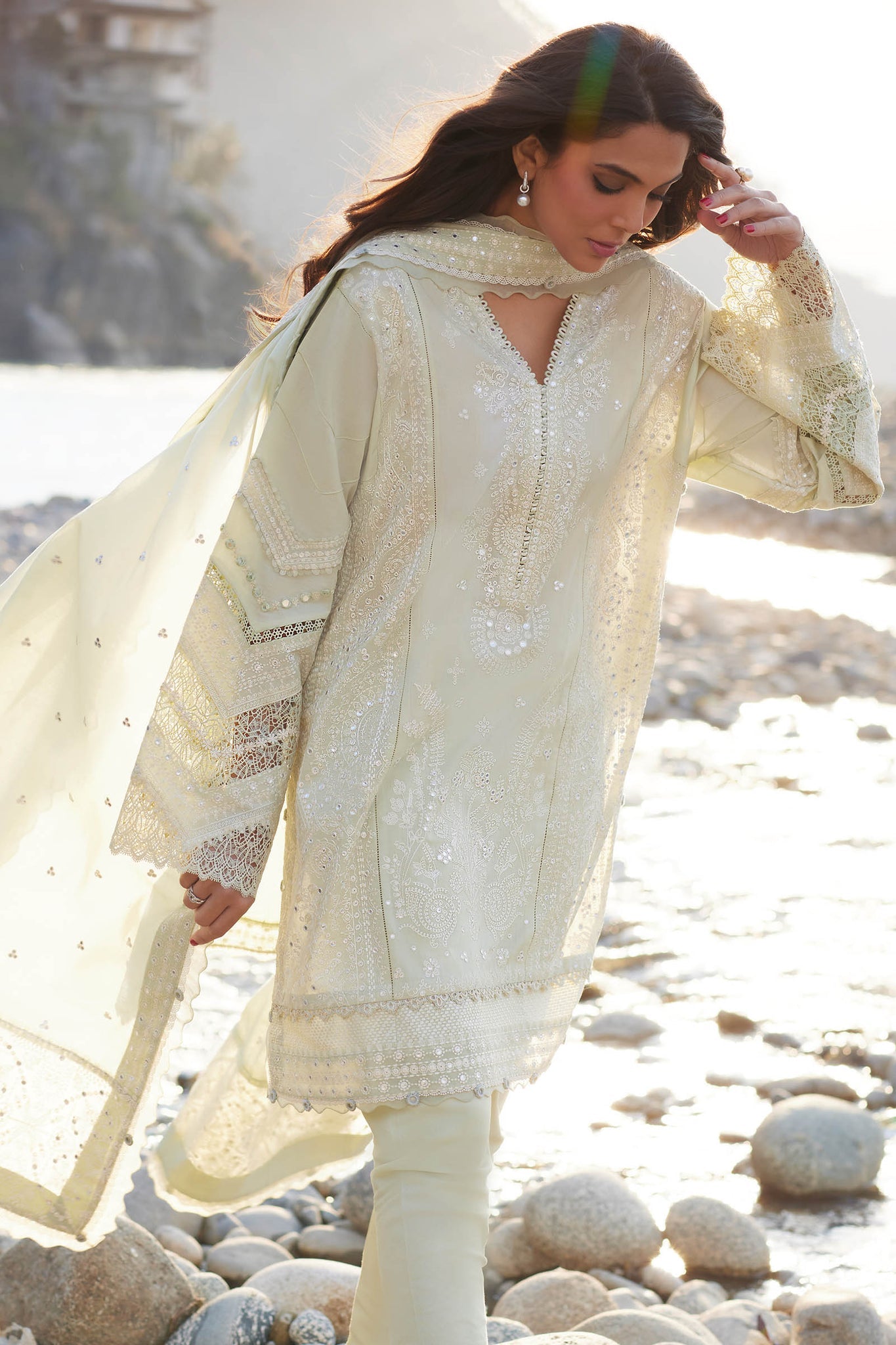 Elan | Lawn24 | ZEINA (EL24-12 A) -  Elan Luxury - Original Designer Dress - House of Maryam