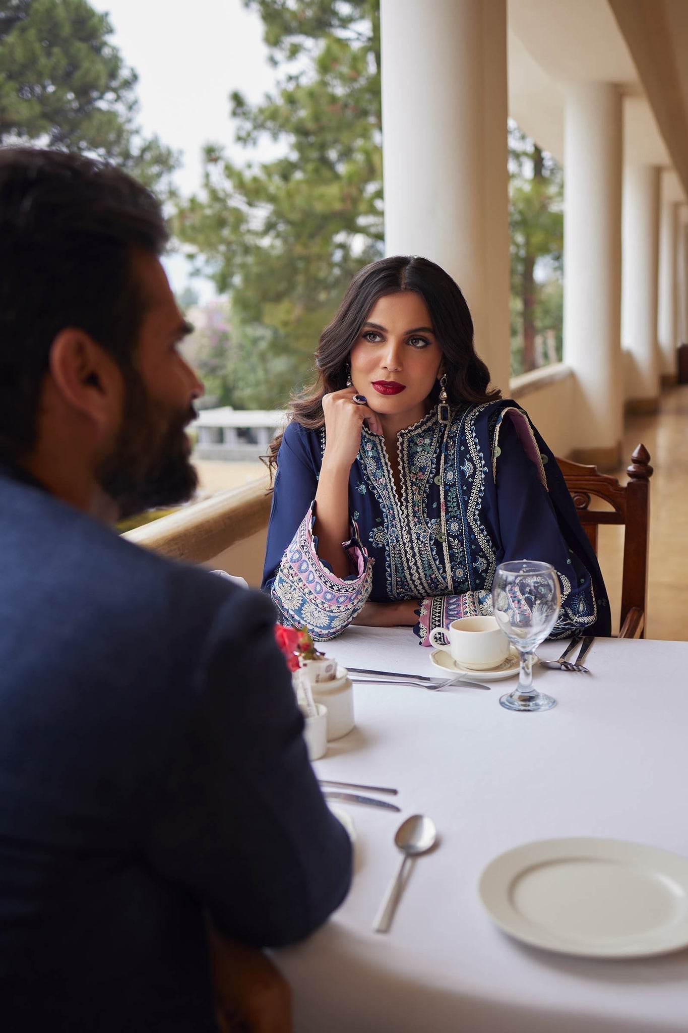 Elan | Lawn24 | MAHROSH (EL24-04 B) -  Elan Luxury - Original Designer Dress - House of Maryam