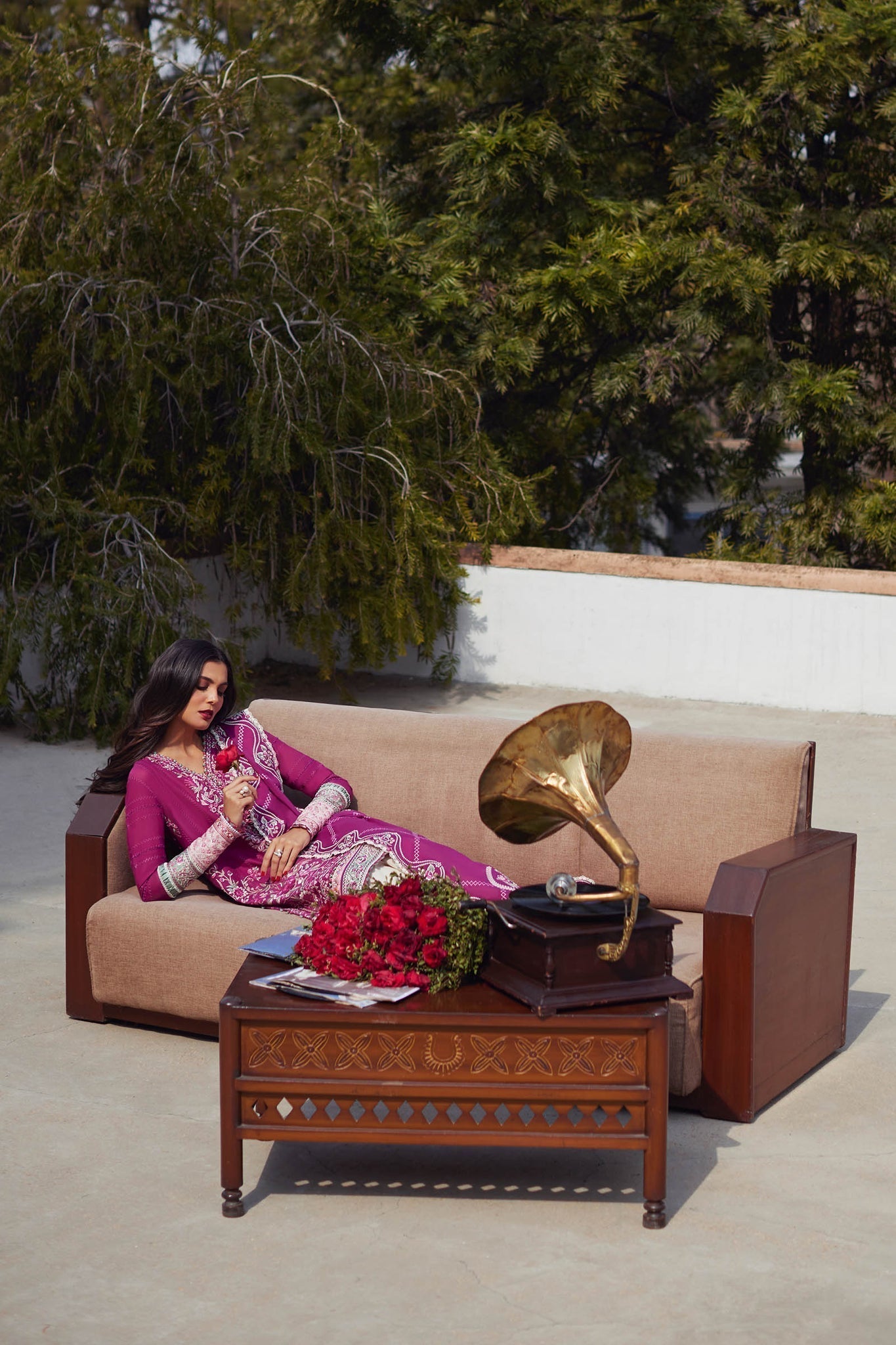 Elan | Lawn24 | AIRA (EL24-10 A) -  Elan Luxury - Original Designer Dress - House of Maryam