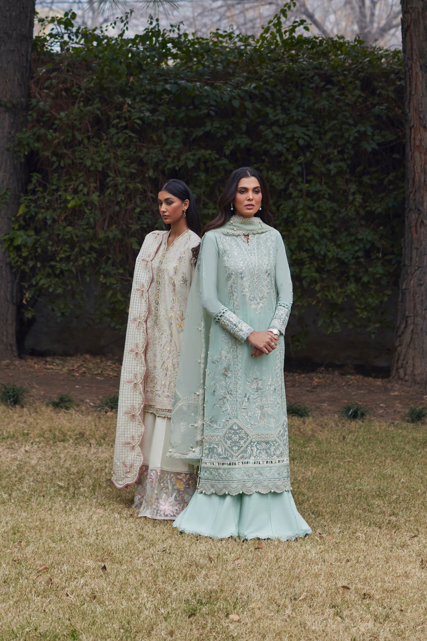 Elan | Lawn24 | MINA (EL24-01 B) -  Elan Luxury - Original Designer Dress - House of Maryam