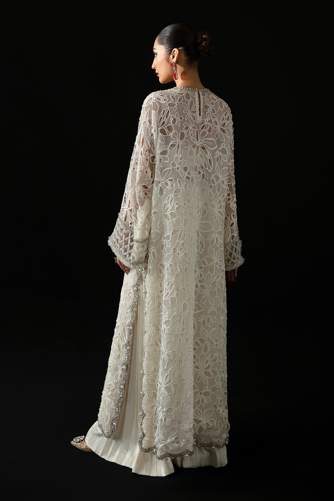 Elan | Pret Crepusule |  VOILE D'ARGENT (EP-21308) -  Elan Ladies Clothes - Original Designer Dress - House of Maryam