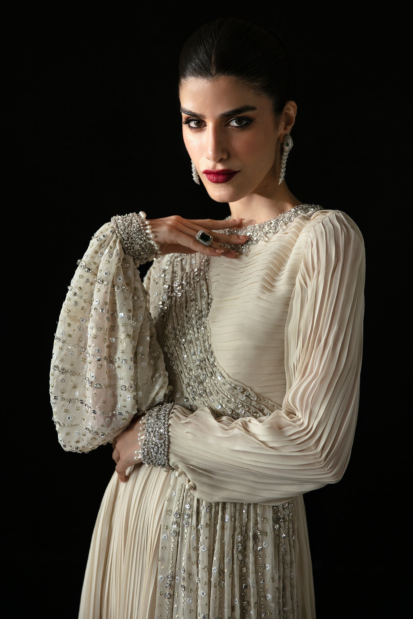 Elan | Pret Crepusule |  CRISTAL DE LUNE (EP-21304) -  Elan Ladies Clothes - Original Designer Dress - House of Maryam