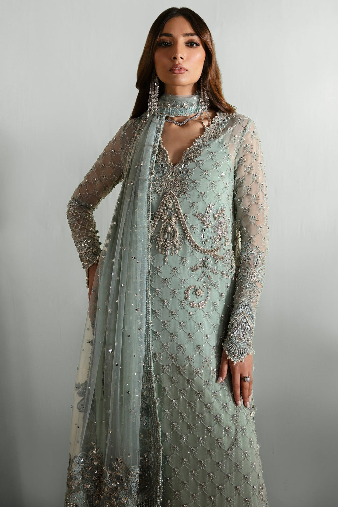 Elan | Pret Crepusule |  RÊVE DE GIVRE (EP-21301) -  Elan Ladies Clothes - Original Designer Dress - House of Maryam