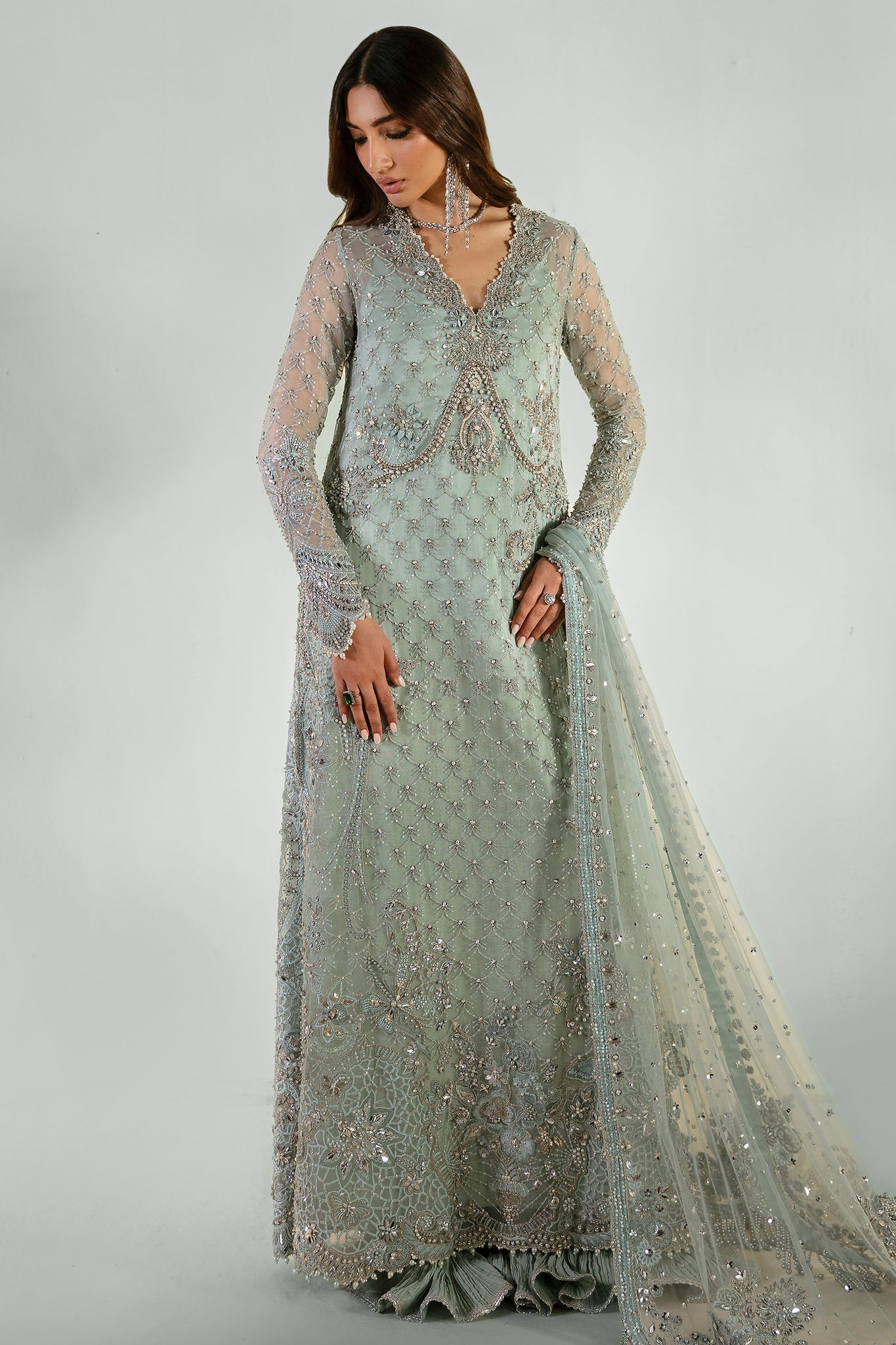 Elan | Pret Crepusule |  RÊVE DE GIVRE (EP-21301) -  Elan Ladies Clothes - Original Designer Dress - House of Maryam