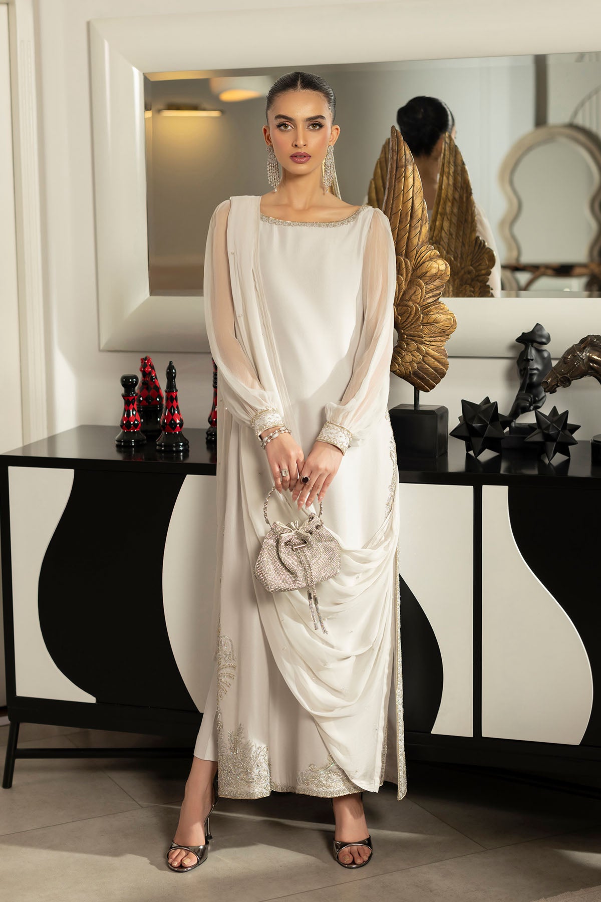 Erum Khan | Elan Formals |Pearl Dusk
