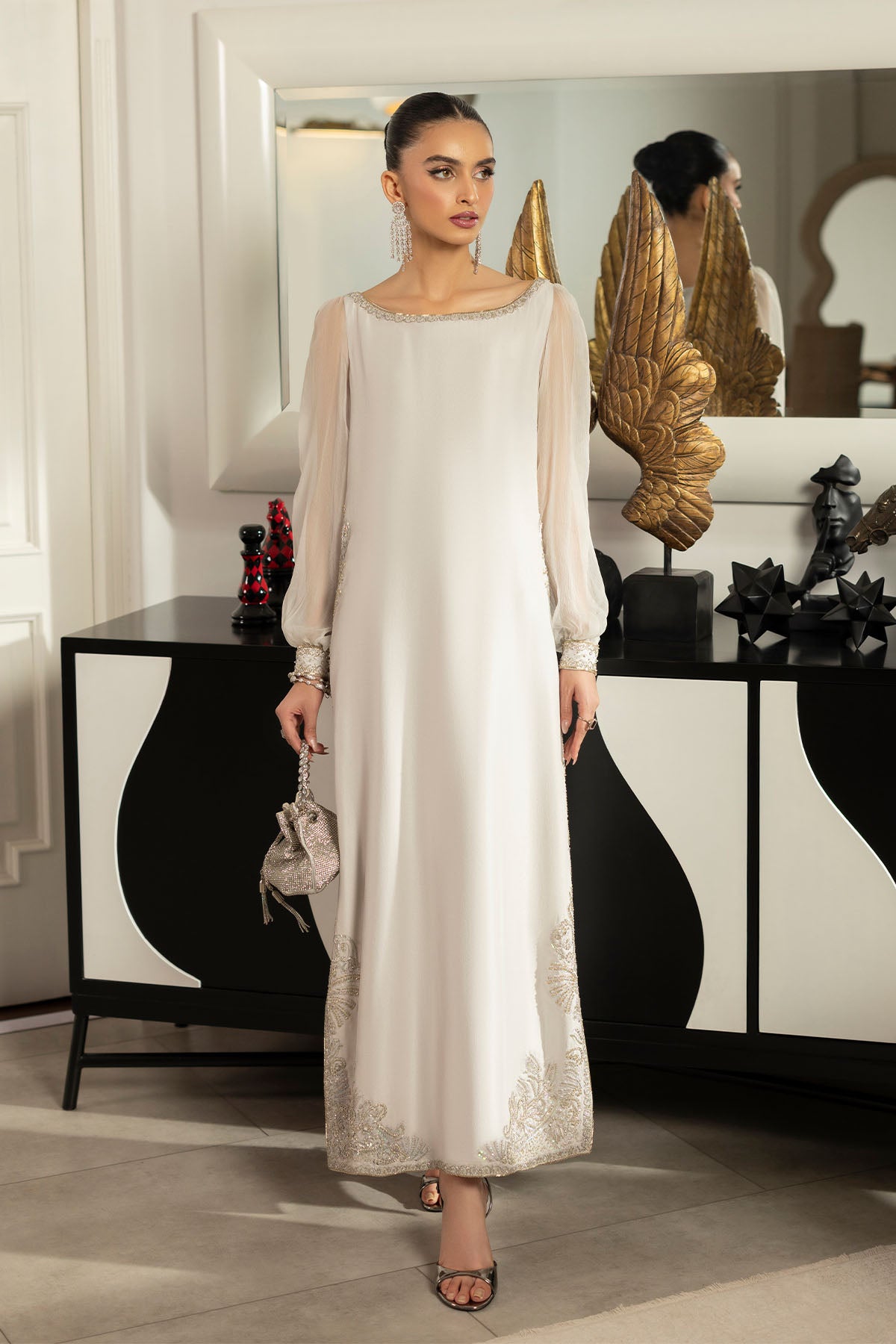 Erum Khan | Elan Formals |Pearl Dusk