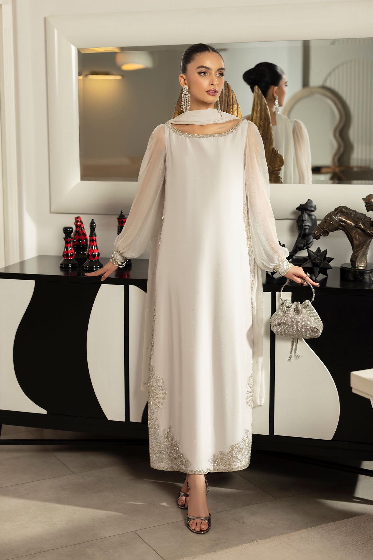 Erum Khan | Elan Formals |Pearl Dusk