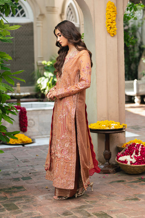 Maryum N Maria | Gulnaar Formals | 3 Piece Embroidered Chiffon VARVARA - FSU5651