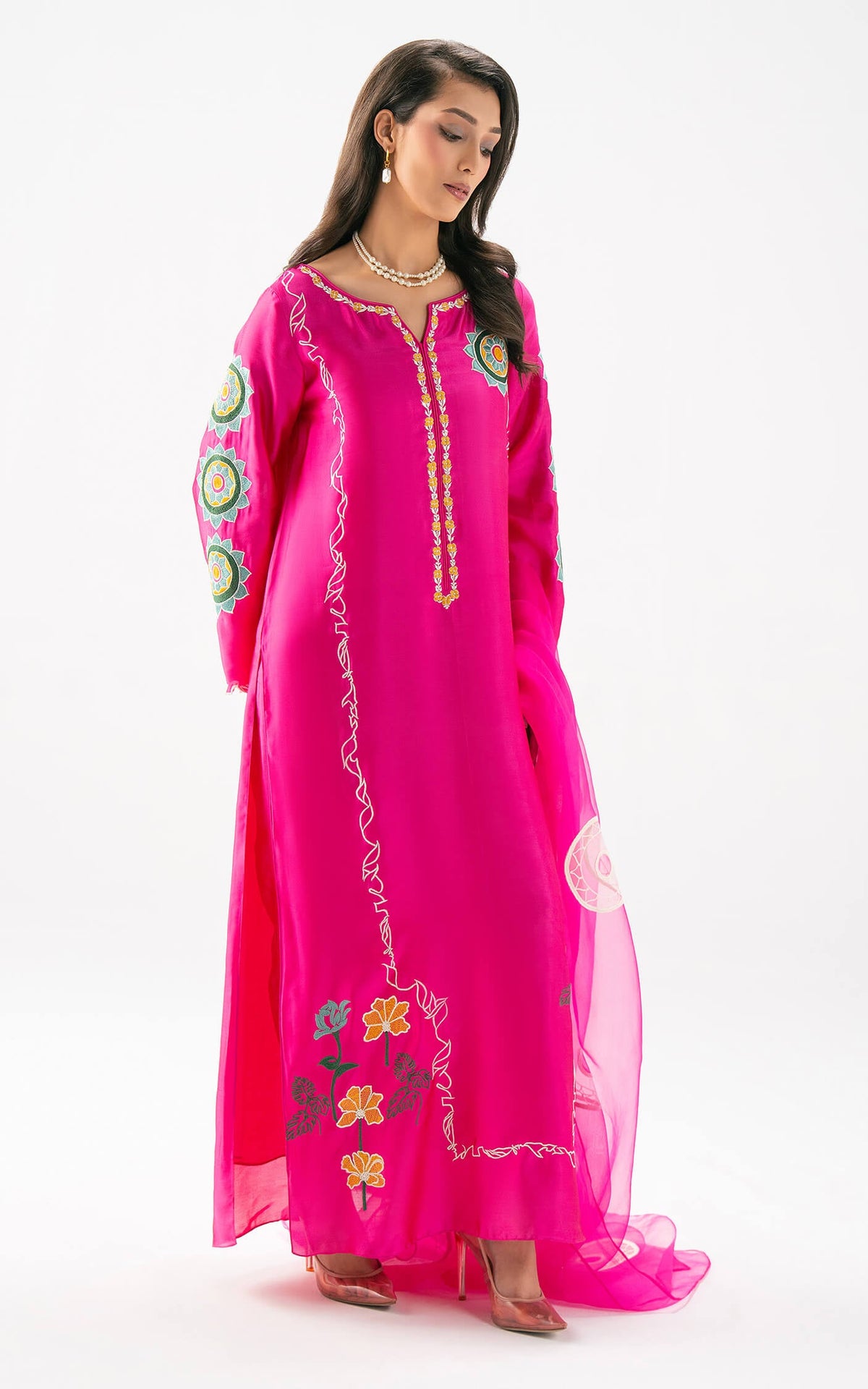 Asifa and Nabeel | Celevara Luxe | Fuchsia Flame
