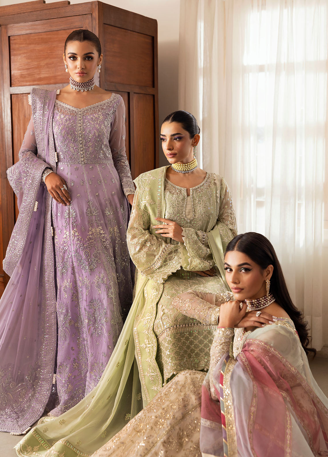 Gulaal | Reverie Embroidered Chiffon | VIRIDA