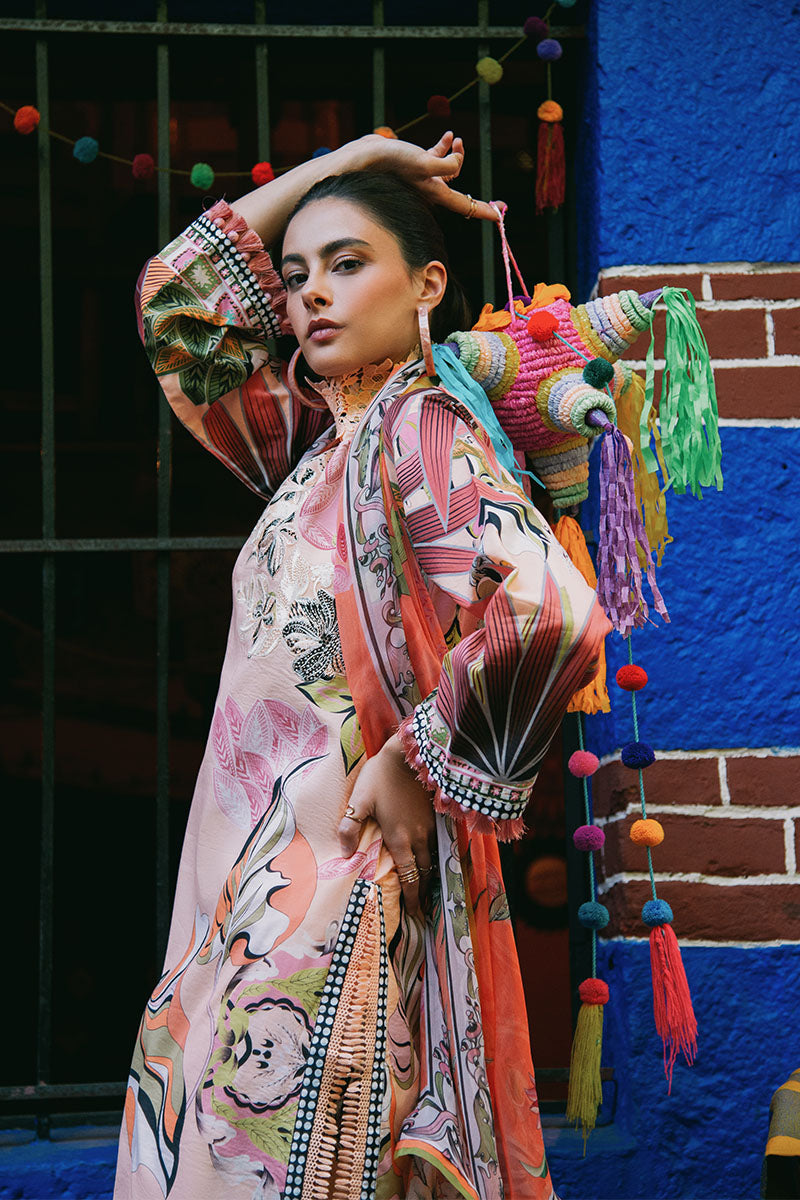 Mushq | La Dolce Hemline Prints 25 | Peach Poppies