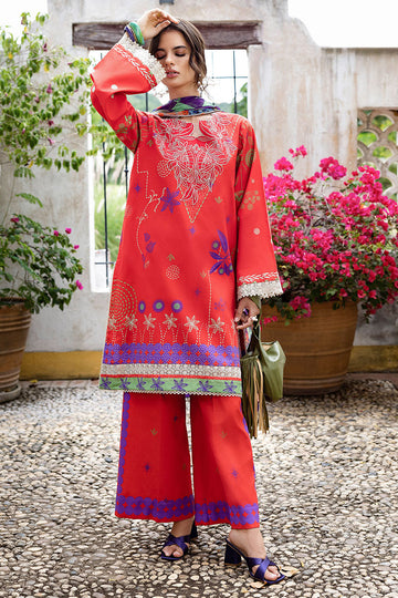 Mushq | Mirasol Printed Cambric | Carmin Rosa