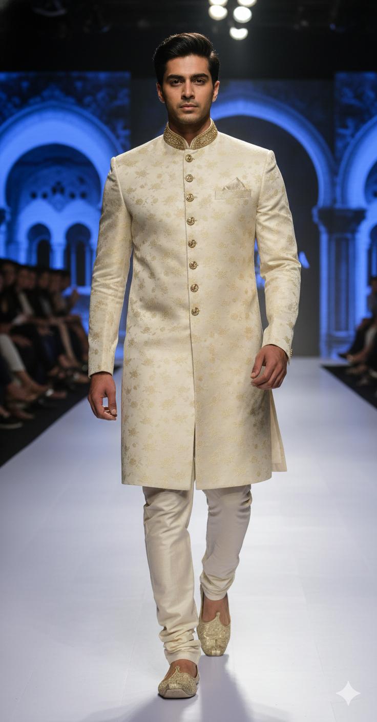 Jacquard ivory indo