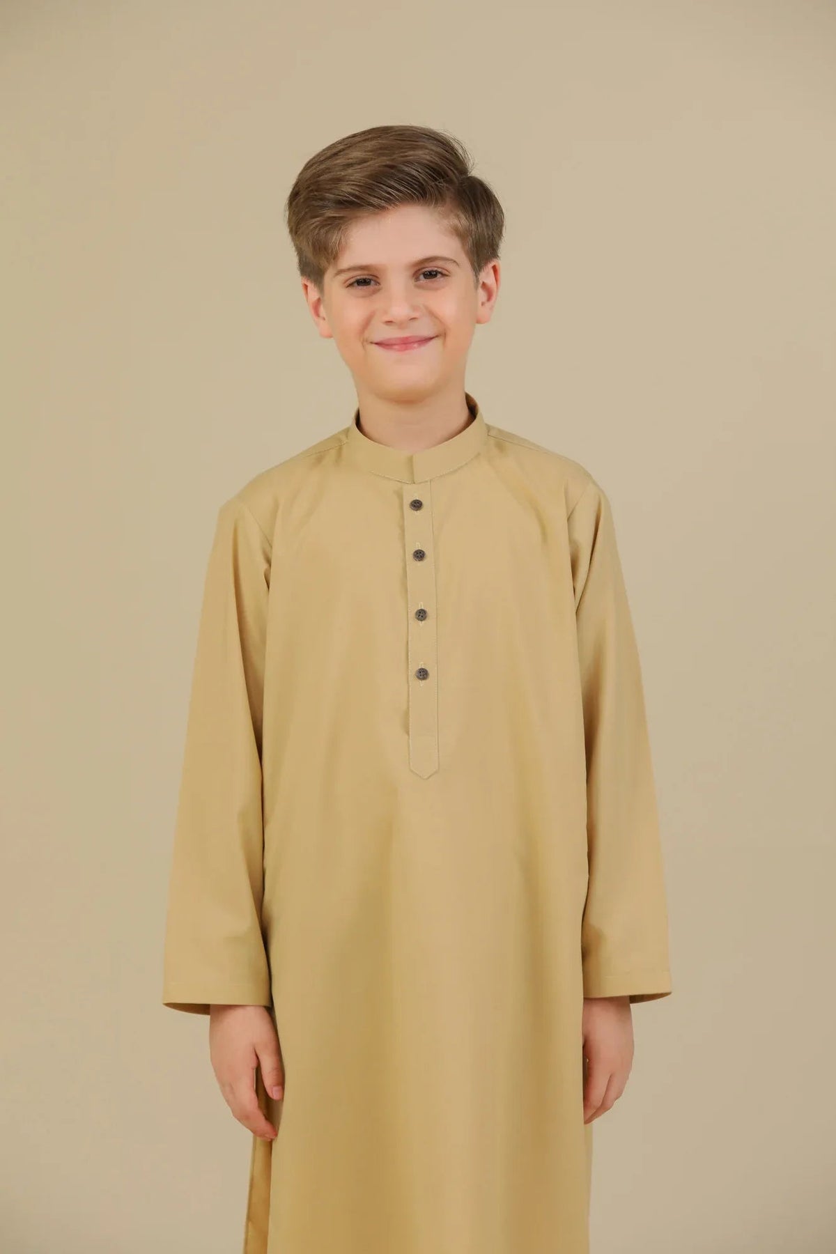 Ivory Blended Kurta Trouser - Kids