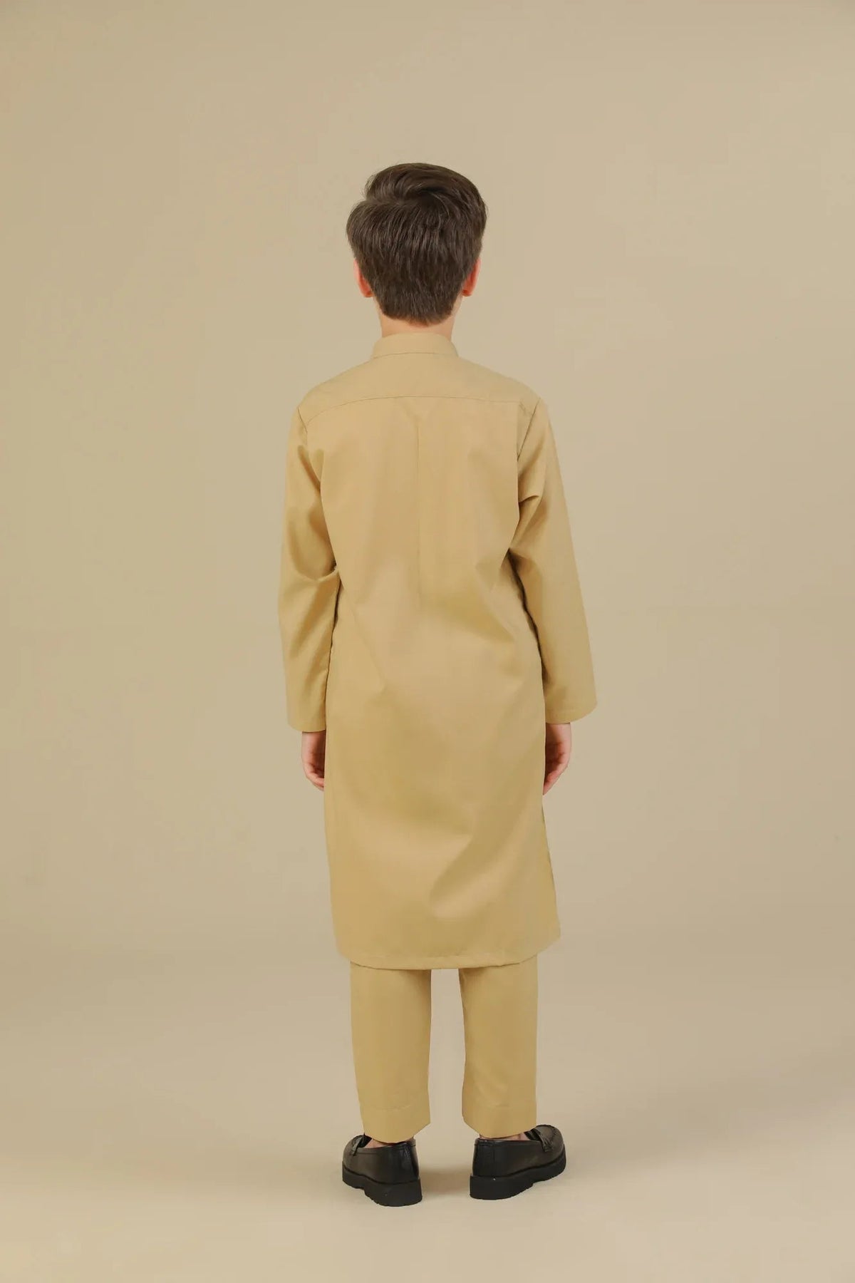 Ivory Blended Kurta Trouser - Kids