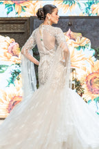 Grey zari Work lehenga