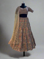 Heavy thread and dori work lehenga
