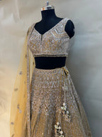 Regal Gold Embellished Lehenga Set